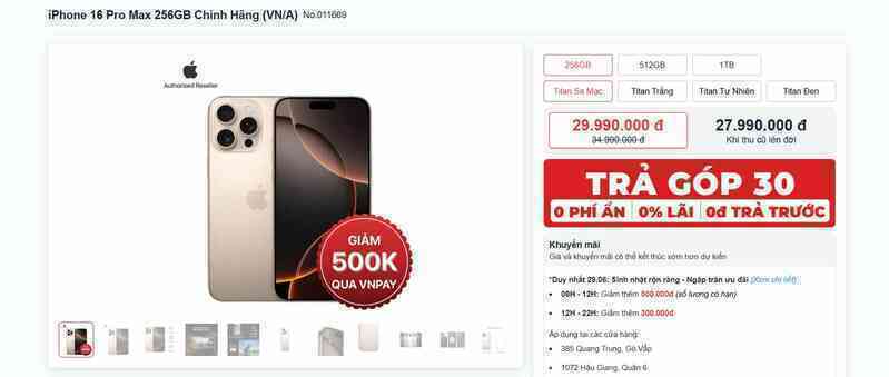 Một mẫu iPhone đang giảm kỷ lục tại Việt Nam- Ảnh 2. Một mẫu iPhone đang giảm kỷ lục tại Việt Nam- Ảnh 2.
