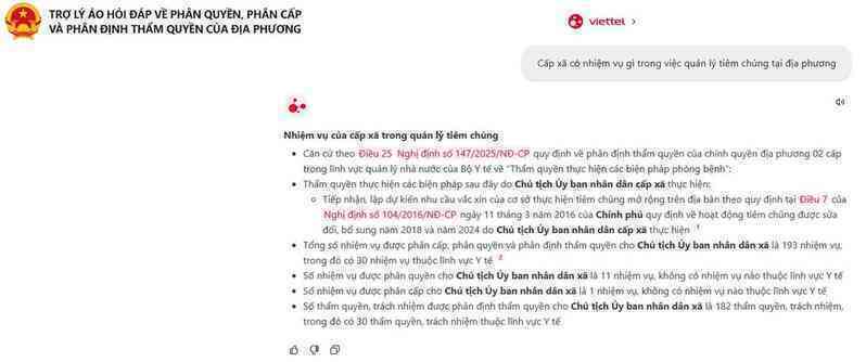 Trợ lý ảo Cán bộ công chức: Giải pháp tra cứu thẩm quyền cho chính quyền 2 cấp - 1