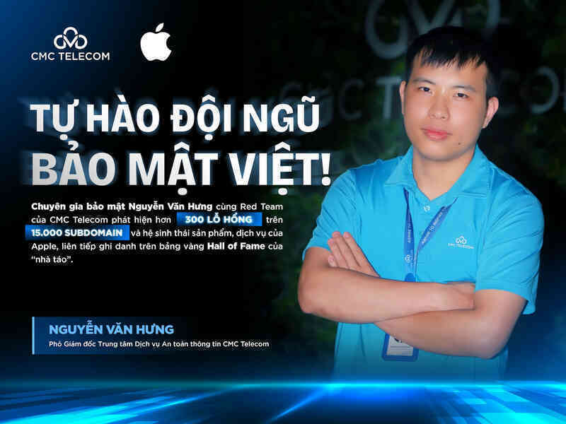 Chuyên gia CMC Telecom dẫn đầu bảng vàng Hall of Fame của Apple