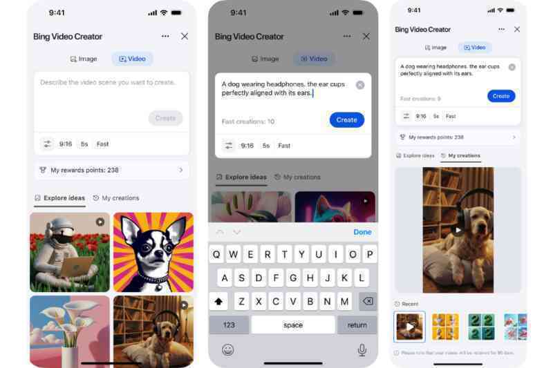Microsoft cung cấp Sora miễn phí cho người dùng Bing Mobile: tạo video AI chưa bao giờ dễ dàng đến thế