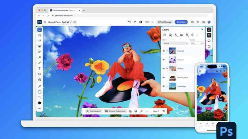 Người dùng iPhone và Android có thể sử dụng Photoshop miễn phí