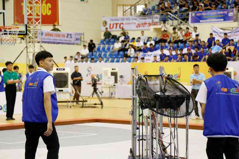 Robocon Việt Nam 2025: Các đội mạnh trở lại đầy ấn tượng tại vòng sơ tuyển- Ảnh 8. Robocon Việt Nam 2025: Các đội mạnh trở lại đầy ấn tượng tại vòng sơ tuyển- Ảnh 8.