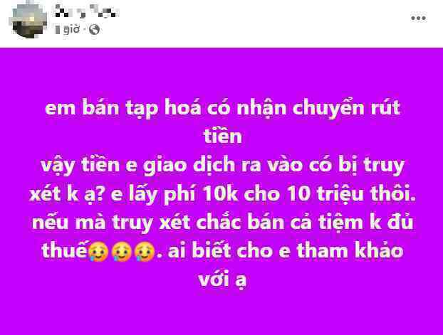 Hàng quán, cửa hàng trần tình vì sao ngừng nhận chuyển khoản