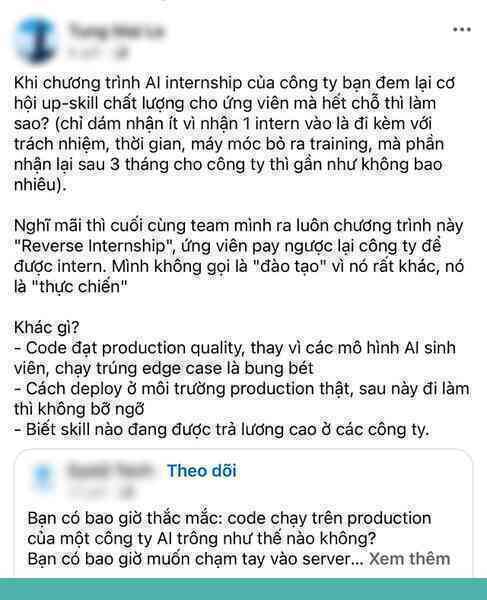 Độc lạ: Một công ty Việt không trả lương thực tập, còn yêu cầu đóng chi phí 3 triệu/tháng để được... đi làm, cư dân mạng phản ứng trái chiều- Ảnh 2. Độc lạ: Một công ty Việt không trả lương thực tập, còn yêu cầu đóng chi phí 3 triệu/tháng để được... đi làm, cư dân mạng phản ứng trái chiều- Ảnh 2.