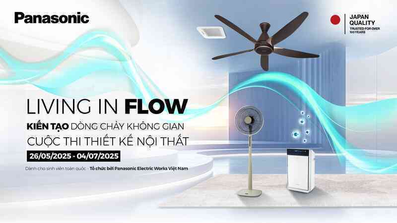 Các tác phẩm xuất sắc tại Cuộc thi thiết kế nội thất Panasonic “Living in Flow”