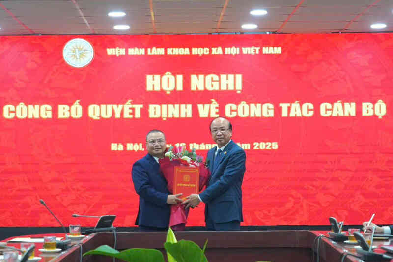 Ông Lê Nam Trung được bổ nhiệm làm Chánh Văn phòng Viện Hàn lâm KHXH Việt Nam