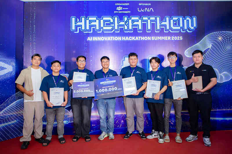 Tài trợ chính cho AI Innovation Hackathon FPT 2025, Luna Base AI mở ra kỷ nguyên mới cho lập trình viên trẻ- Ảnh 6.