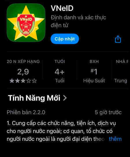 Ứng dụng VNeID vừa ra mắt bổ sung thêm nhiều tính năng mới, tiện lợi chưa từng có