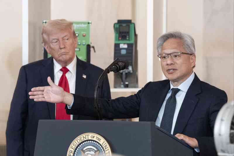 jensen huang trump epa-efe