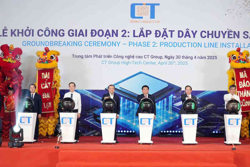 Khởi công nhà máy chip bán dẫn đầu tiên do người Việt làm chủ công nghệ
