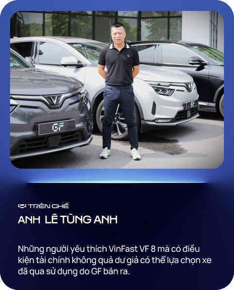 Trải nghiệm VinFast VF 8 đã qua sử dụng từ GF, chuyên gia đánh giá: ‘Các phân hạng phù hợp túi tiền, có điểm tương đương xe mới’- Ảnh 7. Trải nghiệm VinFast VF 8 đã qua sử dụng từ GF, chuyên gia đánh giá: ‘Các phân hạng phù hợp túi tiền, có điểm tương đương xe mới’- Ảnh 7.