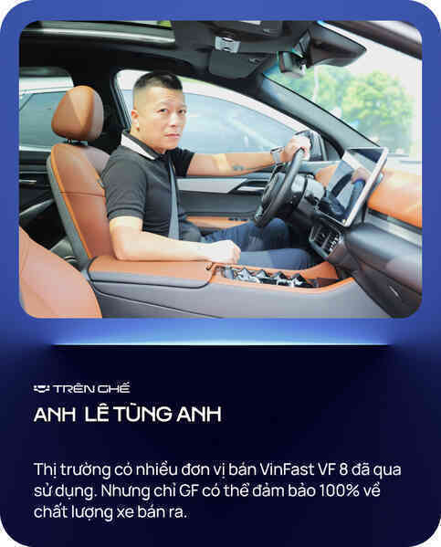 Trải nghiệm VinFast VF 8 đã qua sử dụng từ GF, chuyên gia đánh giá: ‘Các phân hạng phù hợp túi tiền, có điểm tương đương xe mới’- Ảnh 8. Trải nghiệm VinFast VF 8 đã qua sử dụng từ GF, chuyên gia đánh giá: ‘Các phân hạng phù hợp túi tiền, có điểm tương đương xe mới’- Ảnh 8.