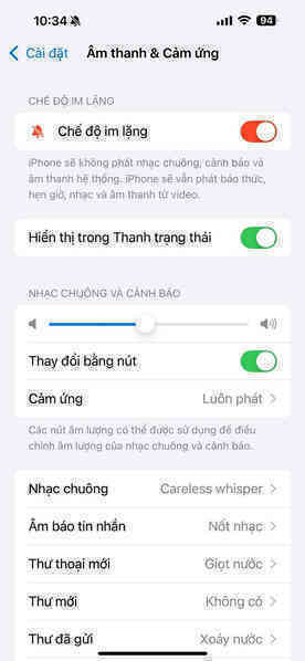 nút âm lượng iphone