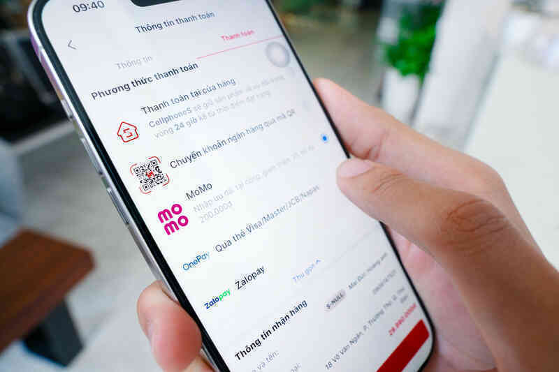 CellphoneS triển khai tính năng mua hàng trên ứng dụng di động