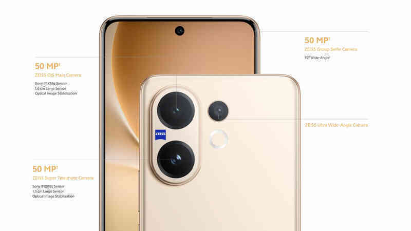 vivo ra mắt điện thoại tầm trung camera kép 50MP từ Sony & Zeiss, pin 6500mAh, sạc nhanh 90W, giá từ 11 triệu- Ảnh 2. vivo ra mắt điện thoại tầm trung camera kép 50MP từ Sony & Zeiss, pin 6500mAh, sạc nhanh 90W, giá từ 11 triệu- Ảnh 2.