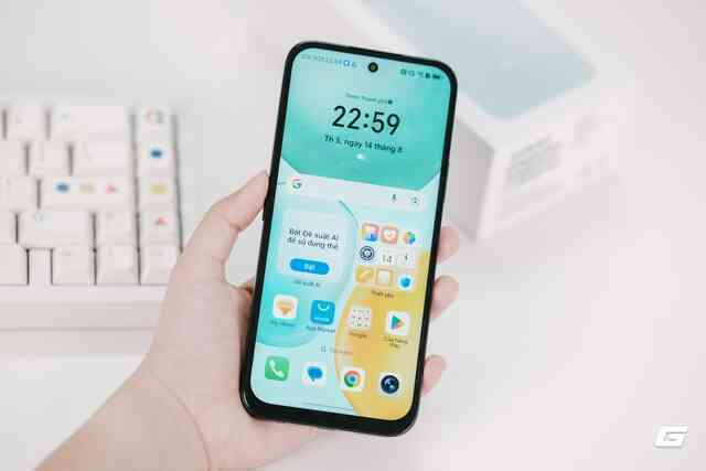 Trên tay điện thoại đối thủ của Xiaomi: Giá chỉ hơn 3 triệu nhưng có thiết kế đẹp, nút AI riêng, camera 50MP- Ảnh 4.