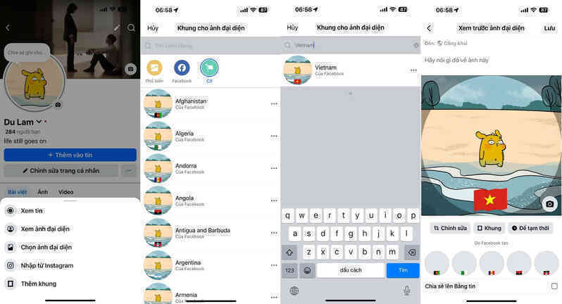 Hai cách thay khung avatar Facebook, Zalo kỷ niệm 80 năm Quốc khánh 2/9