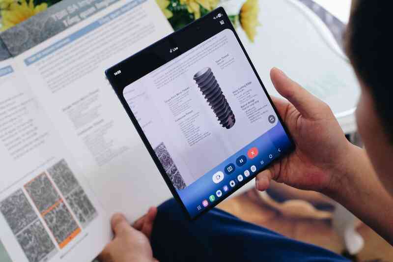 Cách Unfold Club trên Galaxy Z Fold7 hỗ trợ công việc cho một bác sĩ nha khoa - 4