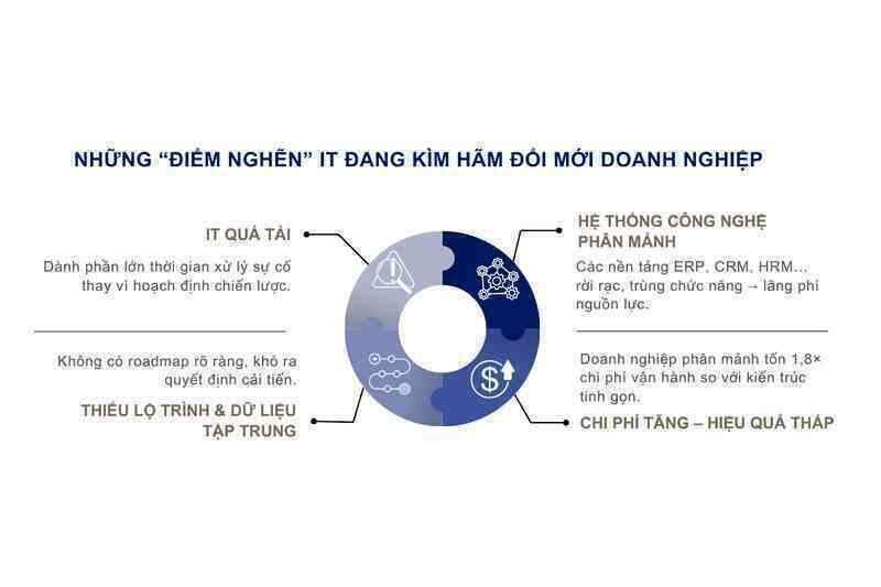 Giải pháp tái cấu trúc hệ thống IT cồng kềnh cho doanh nghiệp