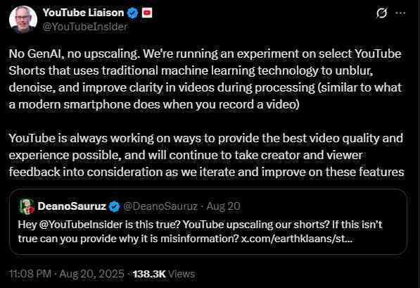 YouTube bí mật chỉnh sửa video bằng máy học: liệu AI có đang viết lại thực tại ngay trước mắt chúng ta?- Ảnh 2.