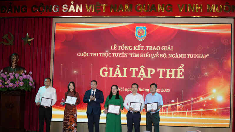 Hơn 69.000 người tham gia cuộc thi trực tuyến ‘Tìm hiểu về Bộ, Ngành Tư pháp’
