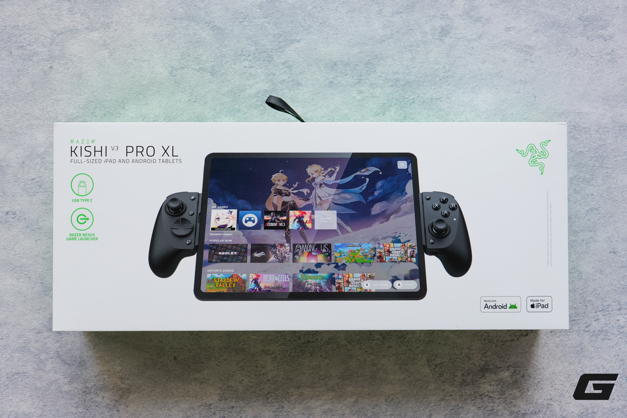 Trải nghiệm Kishi V3 Pro XL: Tay cầm "chuẩn console" cho tablet lớn, phối cùng tai nghe Hammerhead V3 tạo ra combo "chuẩn Razer" cực chất