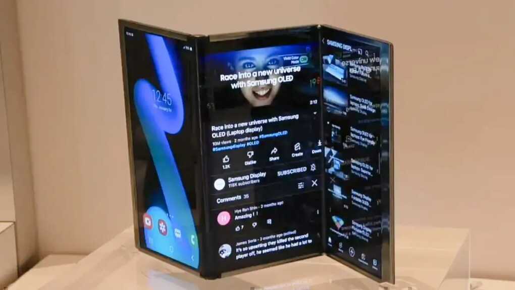 Samsung xác nhận ra điện thoại gập ba trong năm nay, hé lộ kiểu gập độc đáo - 1