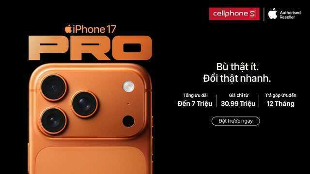 Đặt trước iPhone 17 series và iPhone Air chính hãng, ưu đãi đến 7 triệu
