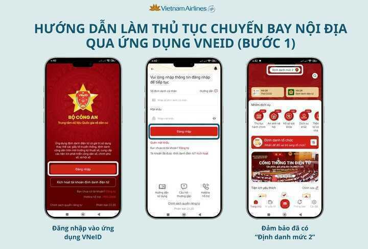 Cách làm thủ tục đi máy bay bằng VNeID, không cần qua quầy