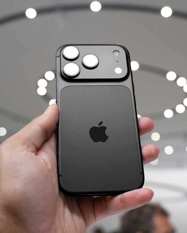 Nếu iPhone 17 Pro có màu đen thì trông sẽ như thế này, iFan chỉ biết thốt lên "Quá đẹp"!- Ảnh 3. Nếu iPhone 17 Pro có màu đen thì trông sẽ như thế này, iFan chỉ biết thốt lên "Quá đẹp"!- Ảnh 3.