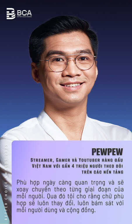 PewPew nói về Better Choice Awards: "Phù hợp" chính là từ khóa then chốt trong mùa giải năm nay