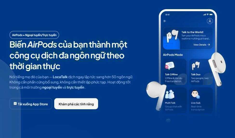 Startup Việt ra mắt LocaTalk: biến mọi AirPods thành thiết bị giao tiếp đa ngôn ngữ- Ảnh 2.