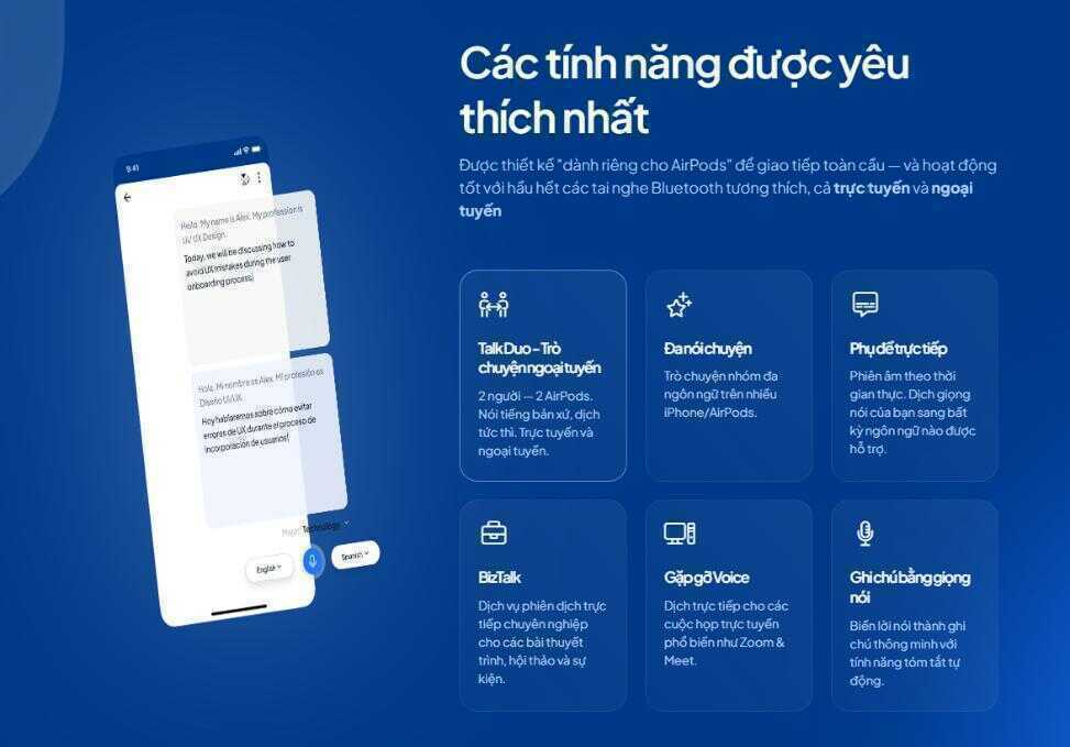 Startup Việt ra mắt LocaTalk: biến mọi AirPods thành thiết bị giao tiếp đa ngôn ngữ- Ảnh 5.