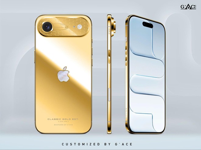 iPhone 17 Pro Max và iPhone Air vừa mở bán đã có người tuyên bố sẽ chế tác vàng, giá có thể lên tới 2 tỷ đồng- Ảnh 4. iPhone 17 Pro Max và iPhone Air vừa mở bán đã có người tuyên bố sẽ chế tác vàng, giá có thể lên tới 2 tỷ đồng- Ảnh 4.