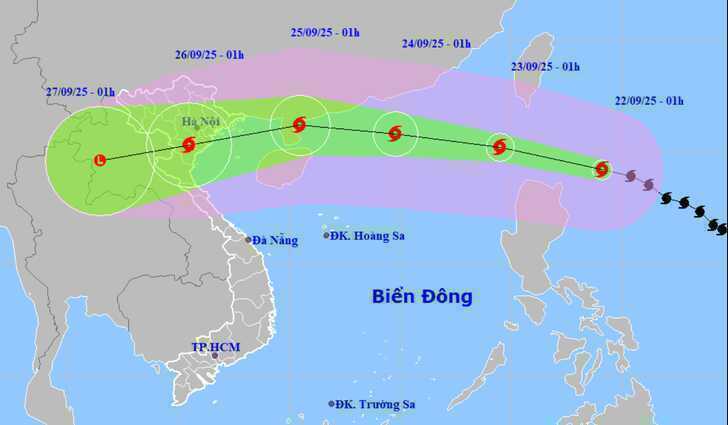 Siêu bão Ragasa mạnh nhất thế giới dự kiến vào Biển Đông ngày mai: Đây là những khu vực của nước ta có thể chịu ảnh hưởng