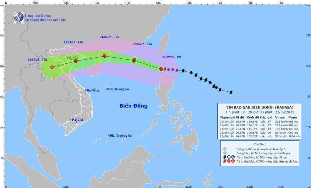 Siêu bão dữ dội nhất hành tinh năm 2025 chắc chắn đổ bộ vào nước ta, khi nào bắt đầu mưa to gió lớn?- Ảnh 2. Siêu bão dữ dội nhất hành tinh năm 2025 chắc chắn đổ bộ vào nước ta, khi nào bắt đầu mưa to gió lớn?- Ảnh 2.