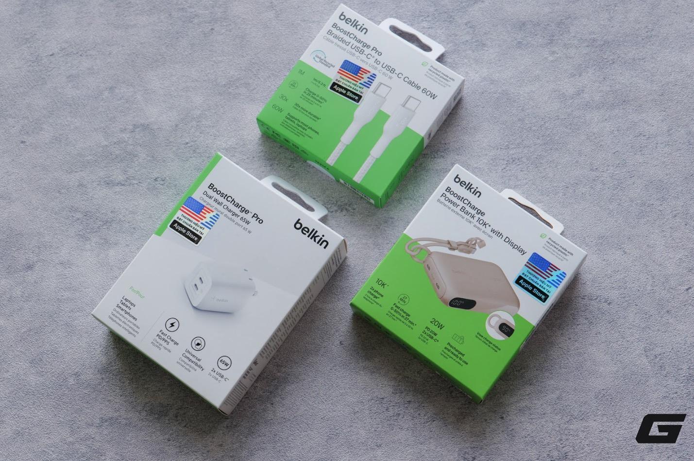 Trên tay bộ 3 Belkin BoostCharge đón mùa iPhone mới: cáp bền, sạc gọn và pin dự phòng có màn hình tiện lợi