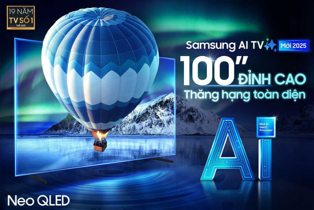 Samsung AI TV 2025 mang đến nhiều cải tiến đột phá