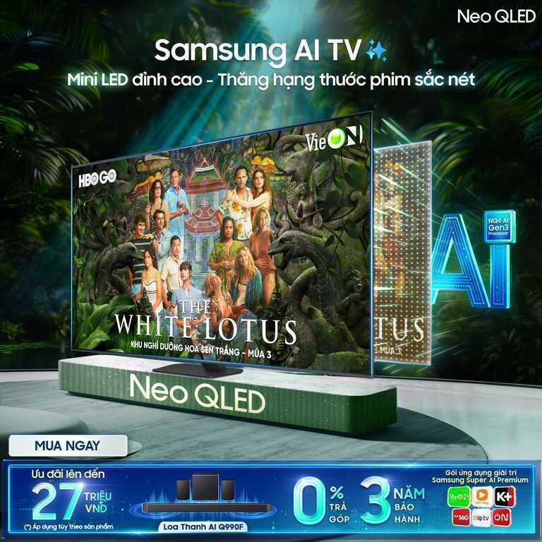 Samsung AI TV 2025 nâng cao trải nghiệm người dùng