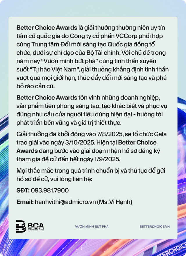"Sau Generative AI là gì?" Đây là câu trả lời của thành viên Hội đồng thẩm định Better Choice Awards 2025- Ảnh 6. "Sau Generative AI là gì?" Đây là câu trả lời của thành viên Hội đồng thẩm định Better Choice Awards 2025- Ảnh 6.