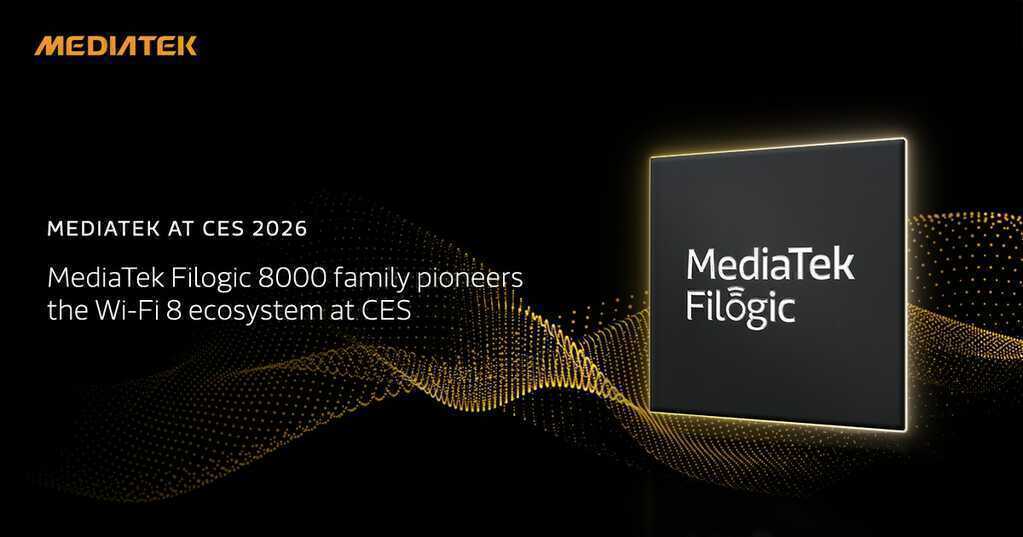 MediaTek giới thiệu Filogic 8000 tại CES 2026, định hướng cho thế hệ Wi-Fi 8