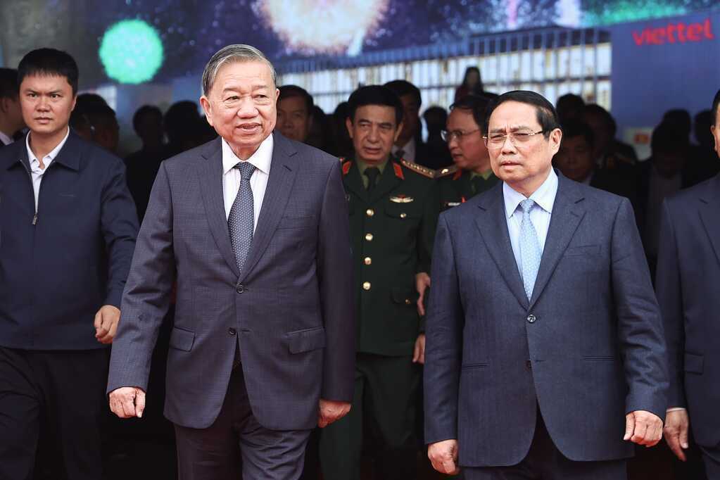 Tổng Bí thư, Thủ tướng Chính phủ dự lễ khởi công nhà máy chế tạo chip bán dẫn đầu tiên tại Việt Nam