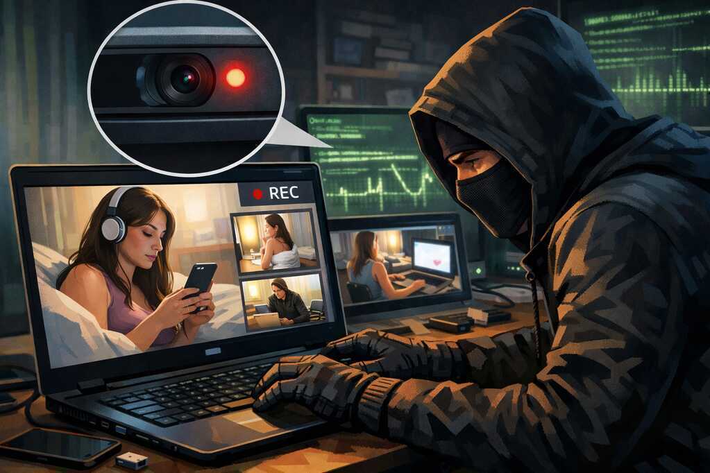 Mã độc âm thầm chụp ảnh nhạy cảm từ webcam máy tính để tống tiền người dùng