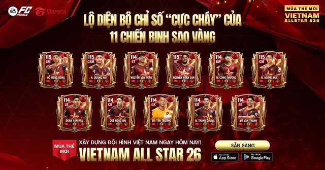EA SPORTS FC Mobile Việt Nam tung sự kiện “Tết Đủ Đầy”: Lì xì lên tới 22.026 Đá Quý, dàn sao Việt hội tụ đón xuân 2026- Ảnh 3.