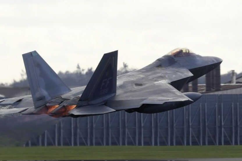 Mỹ điều tiêm kích F-22 Raptor công nghệ đỉnh cao tới Israel, bầu trời Trung Đông nóng rực