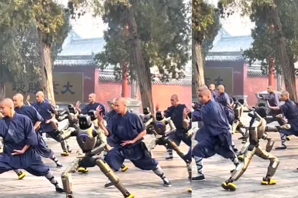 Robot hình người Trung Quốc luyện võ tại Thiếu Lâm Tự: Từ kinh ngạc đến lo sợ