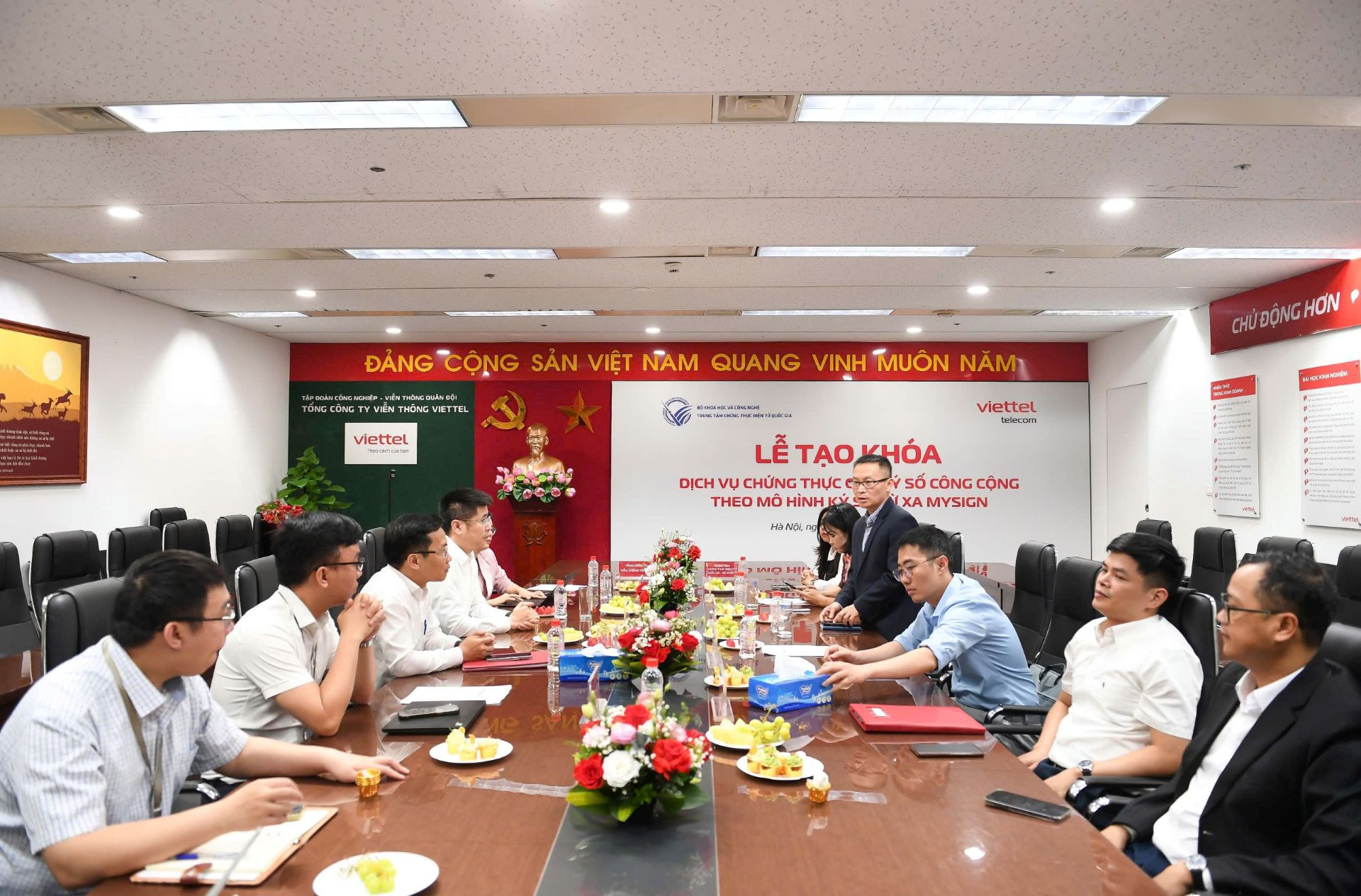 Tạo khóa chứng thư số cho dịch vụ chữ ký số từ xa MySign