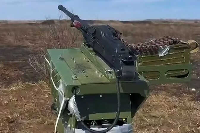 Nga thử nghiệm ‘sát thủ AI’ modul turret robot PKM tự động bắn hạ loạt drone cảm tử