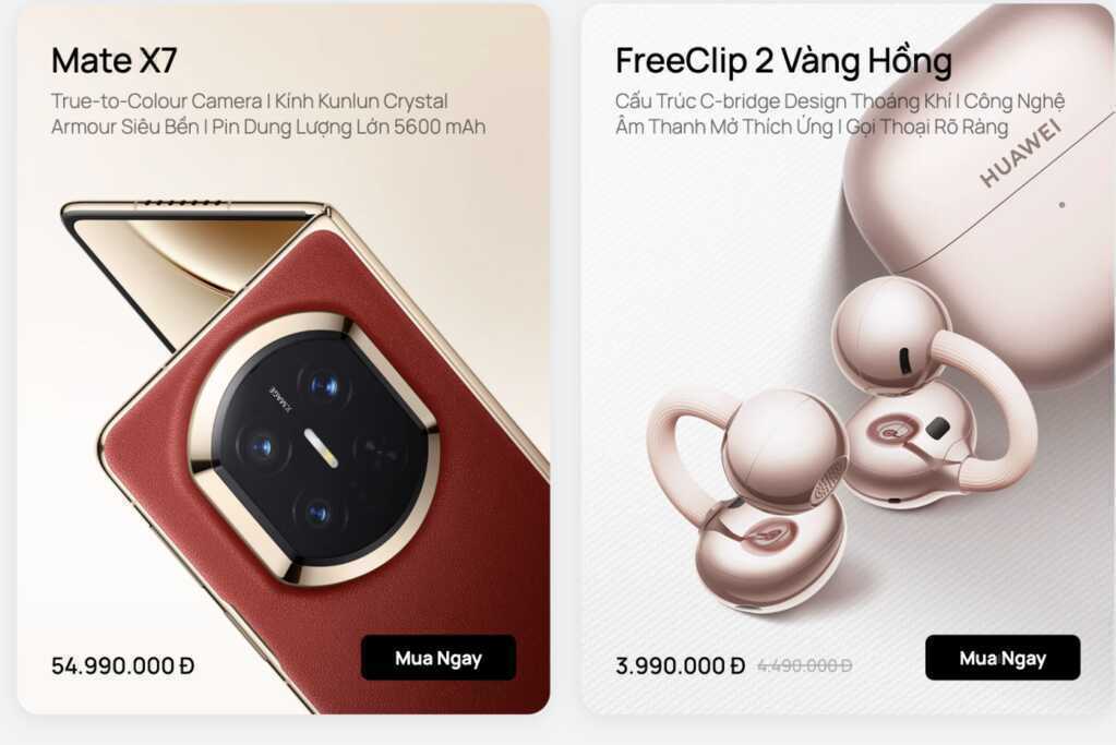 Huawei chính thức mở cửa hàng trực tuyến tại Việt Nam