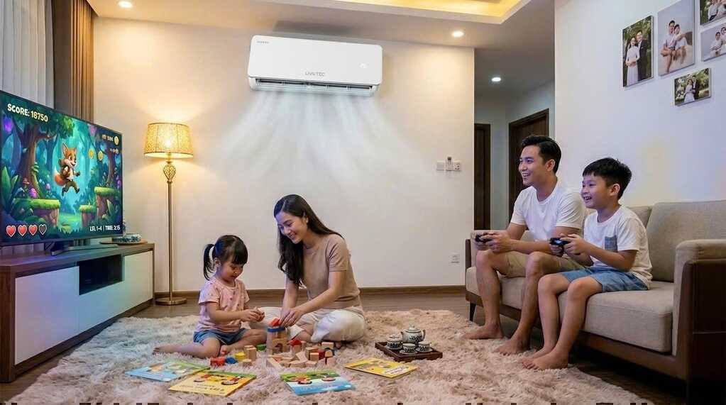 Điều hòa Livotec Inverter DHV-Series: Làm mát nhanh, bảo hành 1 đổi 1 trong 90 ngày